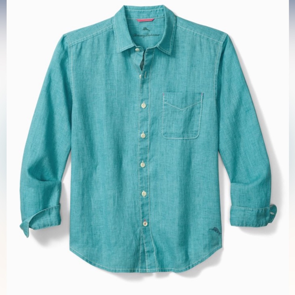 Tommy Bahama Sea Glass Breezer Linen Shirt